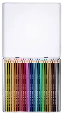 Produktbild von Noris® colour 185 Buntstift Metalletui mit 24 Stück sortiert