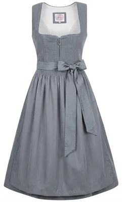 Produktbild von Dirndl Lichtenfels 65cm Länge taubenblau 42