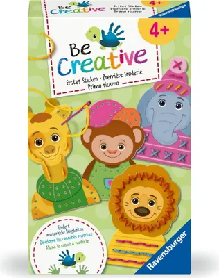 Produktbild von Ravensburger BeCreative 25536 Erstes Sticken, DIY für Kinder ab 4 Jahren