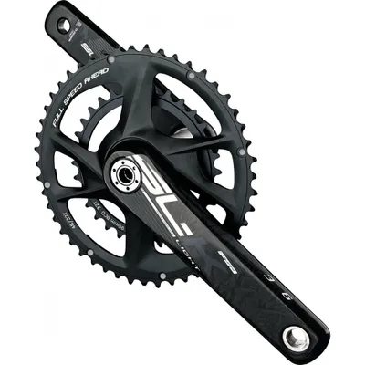 Produktbild von FSA Kurbelgarnitur SL-K Road Modular Supercompact 175 mm Schwarz/grau - leich...