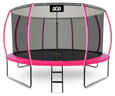 Immagine prodotto di Aga SPORT EXCLUSIVE Trampolino 366 cm Rosa + rete di protezione + scala