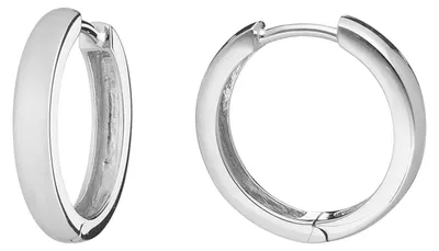 Immagine prodotto di trendor 41587 Orecchini a cerchio per donna e uomo in argento 925, Ø 18 mm