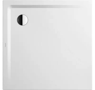 Produktbild von KALDEWEI Duschwanne SUPERPLAN 1858-2 100 x 100 x 12 cm alpinweiß matt mit extraflachen Wannenträger 385848040711