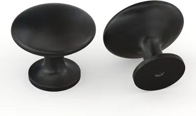 Obrázek produktu pro Kovové knoflíky na nábytek, zásuvky, skříně, 20 kusů, černé barvy, zinková slitina, rozměr 25,5 cm, vhodné do ložnice