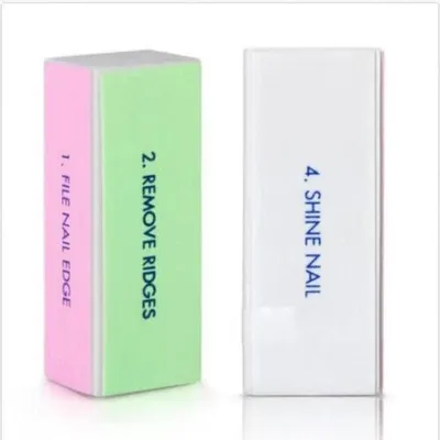 Immagine prodotto di 10 pezzi: blocco lucidante 4 in 1 per nail art e manicure