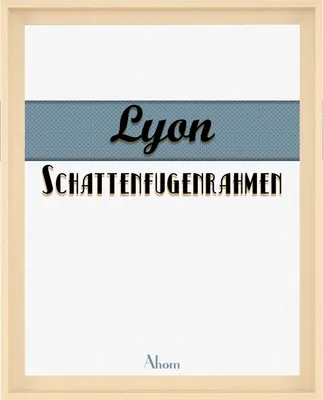 Produktbild von Schattenfugenrahmen Lyon - 55x75 cm, Ahorn-Nachbildung