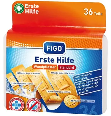 Image de Figo Boîte de premiers secours 36 pièces 1 pc
