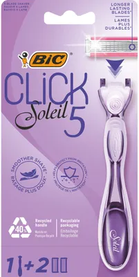 Image de Bic System Rasoir Femme Click Soleil 1 Rasoir + 2 Lames