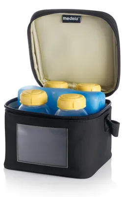 Immagine prodotto di Set Medela borsa frigo e 4 biberon