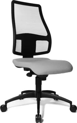 Produktbild von Topstar Bürostuhl Syncro Net, SN100 T23 hellgrau, schwarz Stoff