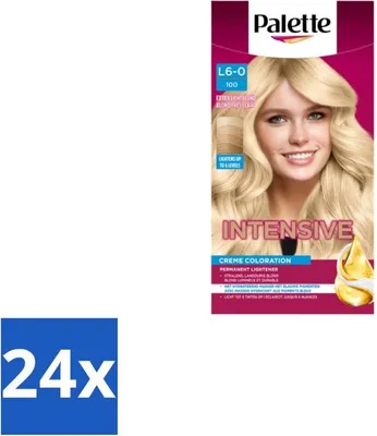 Imagen del producto de Poly Palette – Tinte para el cabello – 100 (rubio muy claro) – 115 ml – Paquete económico – 24 unidades