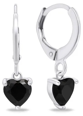 Immagine prodotto di Orecchini a cerchio in argento Cuori EA654WBC
