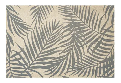 Produktbild von ZELLER PRESENT Tischset Palme 45x30cm grau 407170