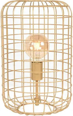 Produktbild von LABEL51 - Tischlampe Solido 26x26x40cm - Gold - Metall