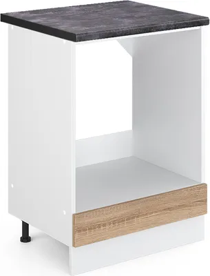 Produktbild von Herdumbauschrank Vicco R-Line Sonoma 60 cm , AP Anthrazit, Model 45621