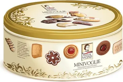 Produktbild von Minivoglie Gebäck Dose 500g