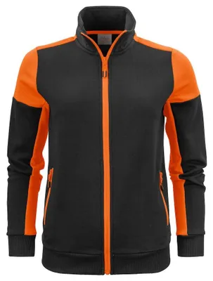 Imagen del producto de Sudadera "Prime" para mujer, con cremallera completa, modelo ET838 (talla L), color /naranja