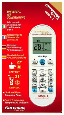 Productafbeelding van Superior AirCo 6000, Airconditioning, Infrarood, Draadloos, Knopbediening, Ingebouwd display, Wit