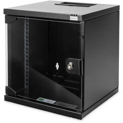 Produktbild von Wandgehäuse 254 mm (10") - 312x300 mm (BxT) (schwarz, 6HE)