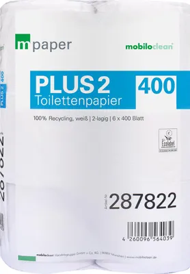 Zdjęcie produktu dla mpaper Papier toaletowy Plus² opakowanie zbiorcze (30 rolek)