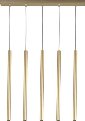 Zdjęcie produktu dla Lampa wisząca dekoracyjna złota nowoczesna 5 punktowa Sopel 5xG9 3W Sigma Lighting