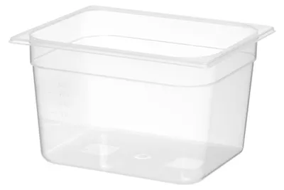 Immagine prodotto di HENDI Gastronorm-Behälter 1/2, Profi Line, GN 1/2, 12,5L, Transparent, 325x265x(H)200mm