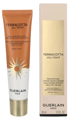 Obrázek produktu pro Guerlain Terracotta Joli Teint, Tuba, Tekutina, Univerzální pleť, Zvětšující objem, Ochana, Béžová, Amber