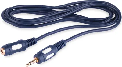 Immagine prodotto di CAVO DI PROLUNGA CON SPINA JACK STEREO DA 3,5 MM - PRESA JACK DA 3,5 MM VITALCO 0,5 m