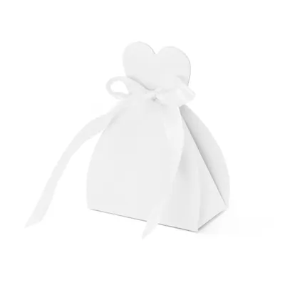 Obrázek produktu pro Dárková krabička na dárky 6,5x3x9cm Nevěsta 10 ks Bílá