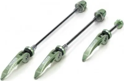 Produktbild von XLC QR-L05 Schnellspannset Colour Edition, lime green, 3-teilig (1 Set)