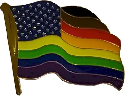 Produktbild von Pin Philadelphia (or POC) Waving Flag with Stars