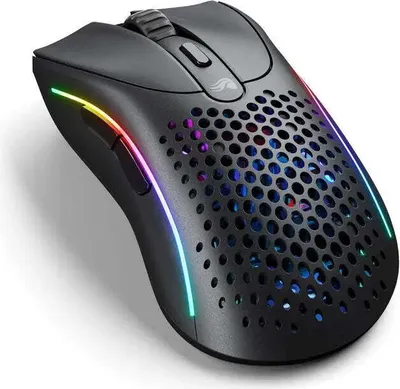 Zdjęcie produktu dla Glorious Gaming Model D 2 Wireless, Po prawej stronie, RF Wireless, 19000 DPI, Biay