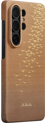 Produktbild von Pitaka KS2606U, Cover, Samsung, Galaxy S26 Ultra, 17,5 cm (6.9"), Gold