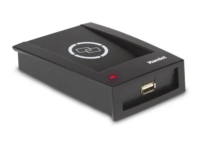 Zdjęcie produktu dla Hamlet HURTAG1356 Czytnik RFID USB Czarny