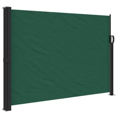 Produktbild von vidaXL Seitenmarkise Ausziehbar Dunkelgrün 140x300 cm