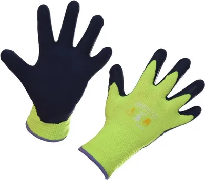 Produktbild von Kerbl Kinderhandschuh TOWA orange 4-6 Jahre, latexbeschichtet, 1 Paar, 297833
