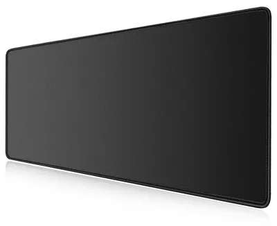 Productafbeelding van Zwarte muismat voor gaming, laptop of bureau (1300 x 500 x 3 mm)
