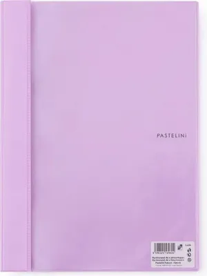 Obrázek produktu pro Karton P+P Rychlovazač A4 PVC s kapsou PASTELINI fialová 5-434