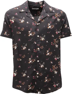Zdjęcie produktu dla 9402AG camicia uomo MARKUP koszula męska z krótkim rękawem w kwiatowy print