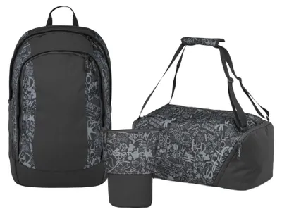Produktbild von Satch, Schulrucksack-Set AIR Street Ink 3-teilig