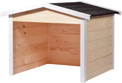 Zdjęcie produktu dla Dobar 56197FSCE, Kosiarka garażowa, Dowolna marka, Czarny, Naturalny, Biały, Drewno sosnowe, 680 mm, 760 mm