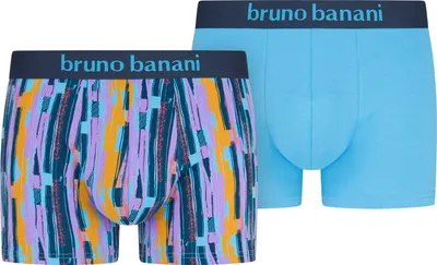 Produktbild von Bruno Banani Herren Unterhose Short Skyline 2er Pack Multicolor Print Aqua