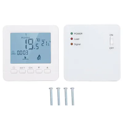 Obrázok produktu pre Programovateľný termostat, rádiom riadený, inteligentný, nehorľavý elektrický regulátor teploty vykurovania, AC230V