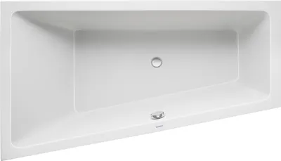 Produktbild von Duravit Trapez-Badewanne No. 1 150x80x46cm, EB-Version, 1 RS li, weiß