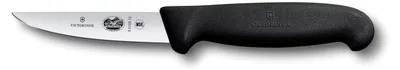 Produktbild von Victorinox Fibrox Kochmesser Kleintiermesser, Extra Scharfe Klinge, Spülmaschinengeeignet, Rostfreier Stahl, Schwarz