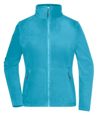 Produktbild von James and Nicholson - Fleecejacke für Damen LT2498 (XL) (Türkis)
