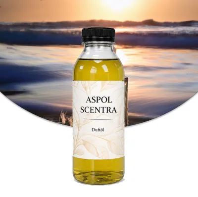 Produktbild von Aspol Scentra Aqua D' Gio UFIGREEN Duftöl für Kerzen 500 ml, KI-generiertes Bild