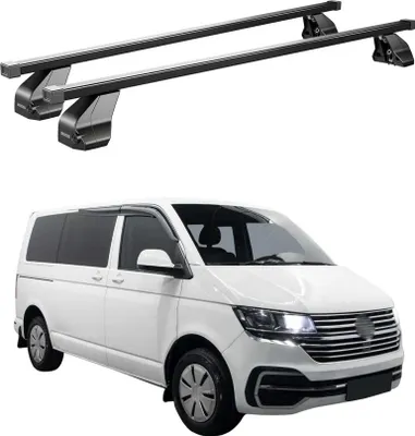 Produktbild von Menabo Dachträger für VW T6 T6.1 Transporter Caravelle Multivan 2015-2024 Stahl