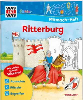Produktbild von WAS IST WAS Junior Mitmach-Heft Ritterburg