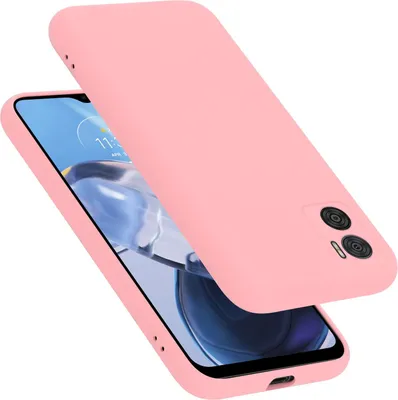 Produktbild von Cadorabo Hülle für Motorola MOTO E22 / E22i Hülle Silikon Handyhülle Case aus flüssigem Silikon, Kratzfeste und stoßfeste Schutzhülle für Motorola MOTO E22 / E22i